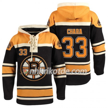 Boston Bruins Zdeno Chara 33 Schwarz Sawyer Hooded Sweatshirt - Herren